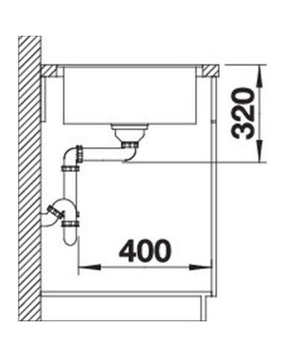 Кухонна мийка Blanco METRA XL 6 S-F (527125) ніжний білий