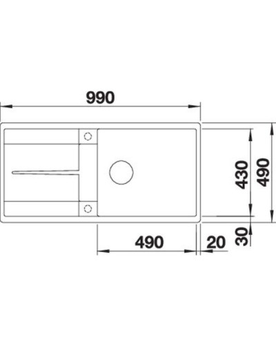 Кухонна мийка Blanco METRA XL 6 S-F (527125) ніжний білий