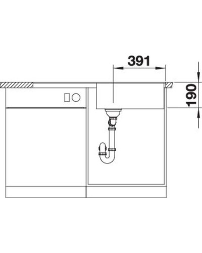 Кухонна мийка Blanco METRA XL 6 S-F (527125) ніжний білий