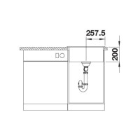 Кухонна мийка Blanco NAYA 5 (527127) ніжний білий