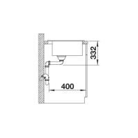 Кухонна мийка Blanco NAYA 5 (527127) ніжний білий