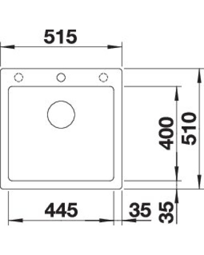 Кухонна мийка Blanco PLEON 5 (527135) ніжний білий