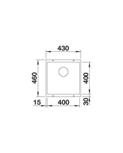Кухонна мийка Blanco ROTAN 400-U (527145) ніжний білий