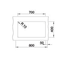 Кухонна мийка Blanco ROTAN 700-U (527147) ніжний білий