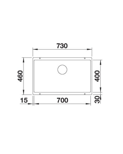 Кухонна мийка Blanco ROTAN 700-U (527147) ніжний білий