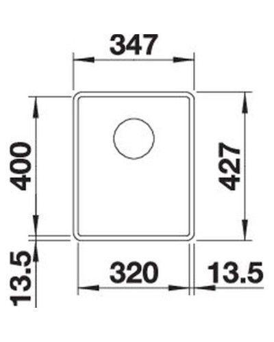 Кухонна мийка Blanco SUBLINE 320-F (527159) ніжний білий