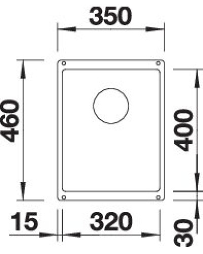 Кухонна мийка Blanco SUBLINE 320-U (527160) ніжний білий