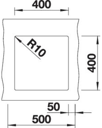 Кухонна мийка Blanco SUBLINE 400-U (527166) ніжний білий