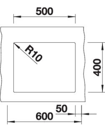 Кухонна мийка Blanco SUBLINE 500-U (527170) ніжний білий