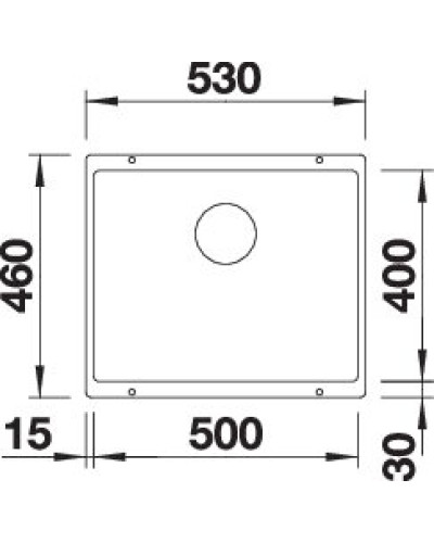 Кухонна мийка Blanco SUBLINE 500-U (527170) ніжний білий