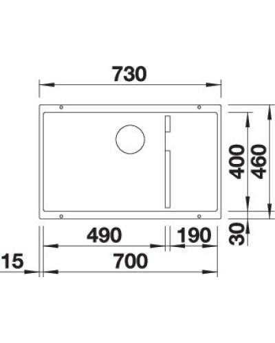 Кухонна мийка Blanco SUBLINE 700-U Level (527172) ніжний білий