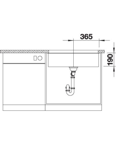 Кухонна мийка Blanco SUBLINE 700-U (527173) ніжний білий