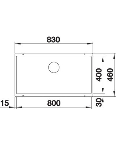 Кухонна мийка Blanco SUBLINE 800-U (527174) ніжний білий