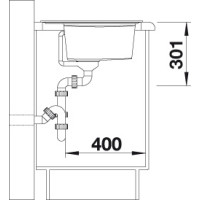 Кухонна мийка Blanco ZENAR 45S (527176) ніжний білий