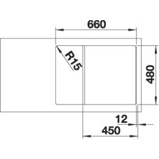 Кухонна мийка Blanco ZIA 45S compact (527197) ніжний білий