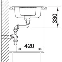 Кухонна мийка Blanco ZIA 6S (527207) ніжний білий