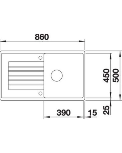 Кухонна мийка Blanco ZIA 5S (527204) ніжний білий