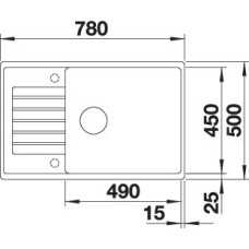 Кухонна мийка Blanco ZIA XL 6S COMPACT (527214) ніжний білий