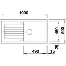 Кухонна мийка Blanco ZIA XL 6S (527217) ніжний білий