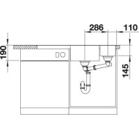 Кухонна мийка Blanco AXIA III 6S (527228) вулканічний сірий