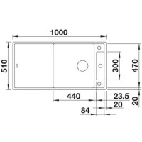 Кухонна мийка Blanco AXIA III XL 6S (527234) вулканічний сірий