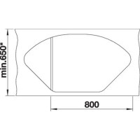 Кухонна мийка Blanco DELTA II-F (527239) вулканічний сірий