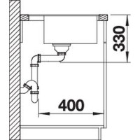 Кухонна мийка Blanco DALAGO 45-F (527243) вулканічний сірий
