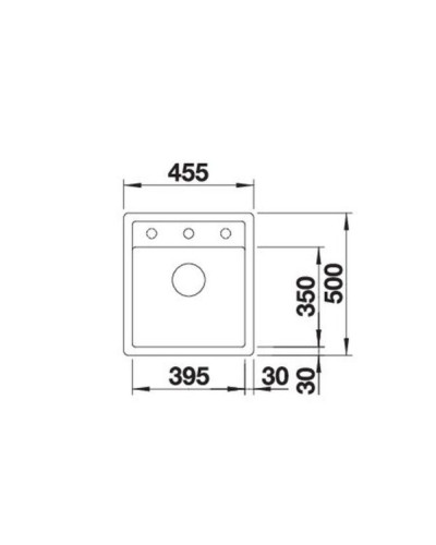 Кухонна мийка Blanco DALAGO 45-F (527243) вулканічний сірий