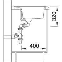 Кухонна мийка Blanco DALAGO 8 (527248) вулканічний сірий