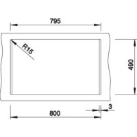 Кухонна мийка Blanco DALAGO 8 (527248) вулканічний сірий