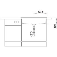 Кухонна мийка Blanco DALAGO 8 (527248) вулканічний сірий