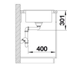 Кухонна мийка Blanco ELON 45S (527251) вулканічний сірий