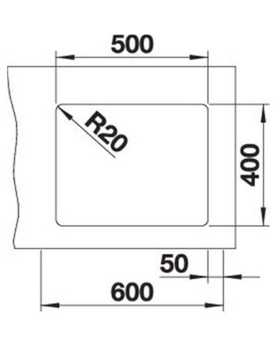 Кухонна мийка Blanco ETAGON 500-U (527258) вулканічний сірий