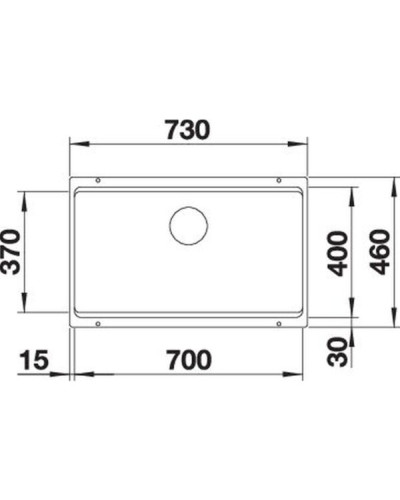 Кухонна мийка Blanco ETAGON 700-U (527261) вулканічний сірий