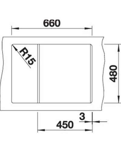 Кухонна мийка Blanco METRA 45S Compact (527285) вулканічний сірий