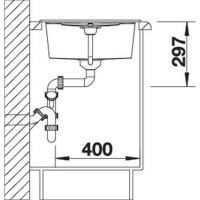Кухонна мийка Blanco METRA 45S (527288) вулканічний сірий