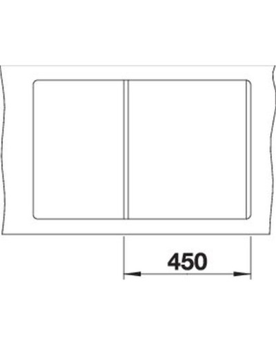 Кухонна мийка Blanco METRA 45 S-F (527290) вулканічний сірий