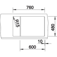 Кухонна мийка Blanco METRA 6S COMPACT (527297) вулканічний сірий