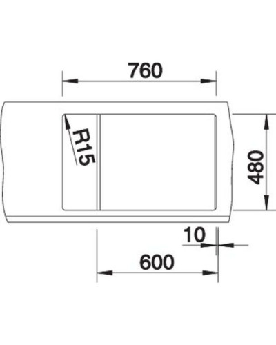 Кухонна мийка Blanco METRA 6S COMPACT (527297) вулканічний сірий