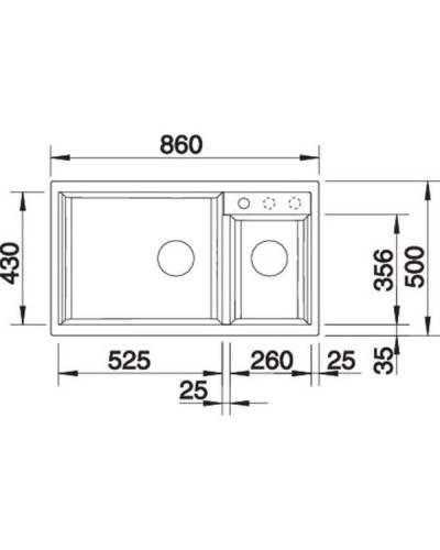 Кухонна мийка Blanco METRA 9 (527304) вулканічний сірий