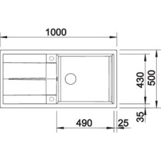Кухонна мийка Blanco METRA XL 6S (527306) вулканічний сірий
