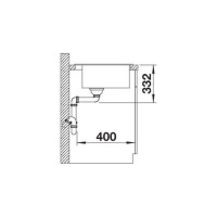 Кухонна мийка Blanco NAYA 5 (527310) вулканічний сірий