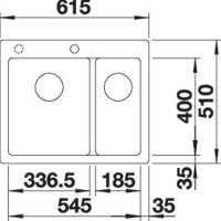 Кухонна мийка Blanco PLEON 6 Split (527322) вулканічний сірий