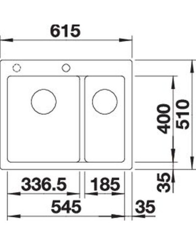 Кухонна мийка Blanco PLEON 6 Split (527322) вулканічний сірий