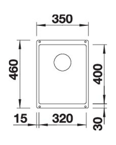 Кухонна мийка Blanco SUBLINE 320-U (527343) вулканічний сірий