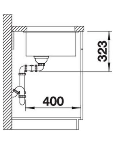 Кухонна мийка Blanco SUBLINE 350/350-U (527347) вулканічний сірий