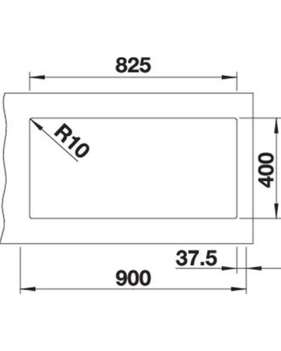 Кухонна мийка Blanco SUBLINE 480/320-U (527351) вулканічний сірий