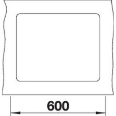 Кухонна мийка Blanco SUBLINE 500-F (527352) вулканічний сірий