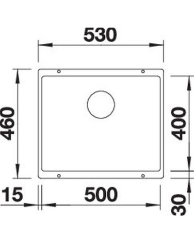 Кухонна мийка Blanco SUBLINE 500-U (527353) вулканічний сірий