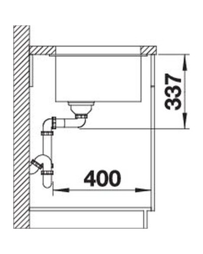 Кухонна мийка Blanco 27357 ​​SUBLINE 800-U